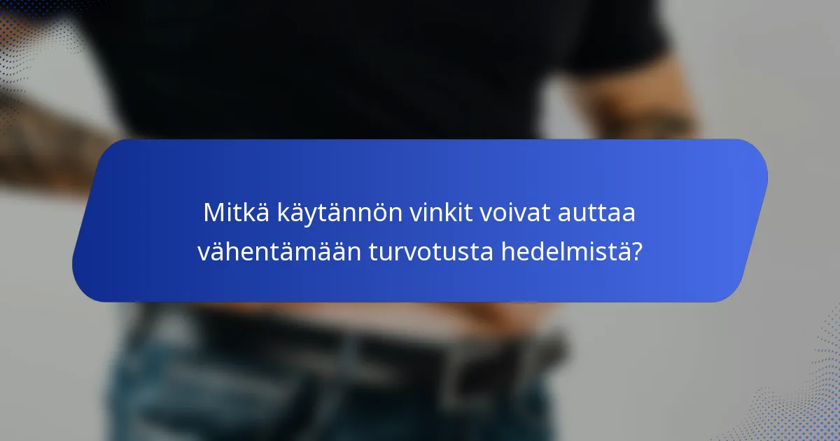 Mitkä käytännön vinkit voivat auttaa vähentämään turvotusta hedelmistä?